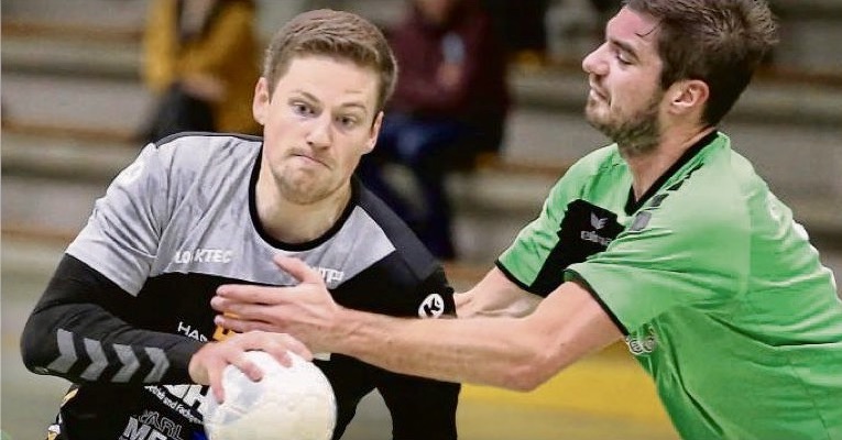 Wollen um die Meisterschaft mitspielen: Marc von Manger (links) und die Handballer der HSG Werra WHO. FOTO EYERT/AR